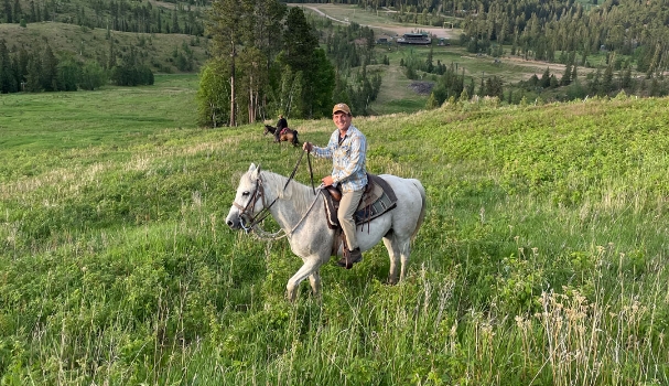 Deer Mountain Village Experiences Horse Riding Action Photo