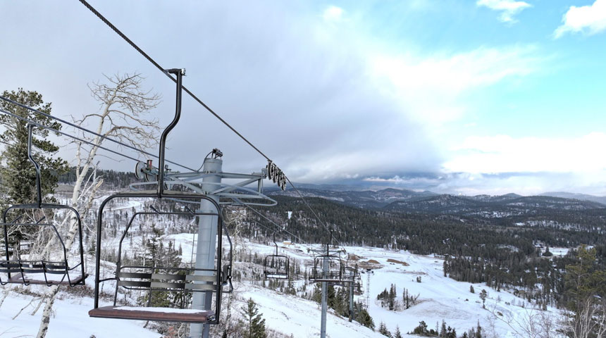 The East Mountain Chairlift Is Up and Running